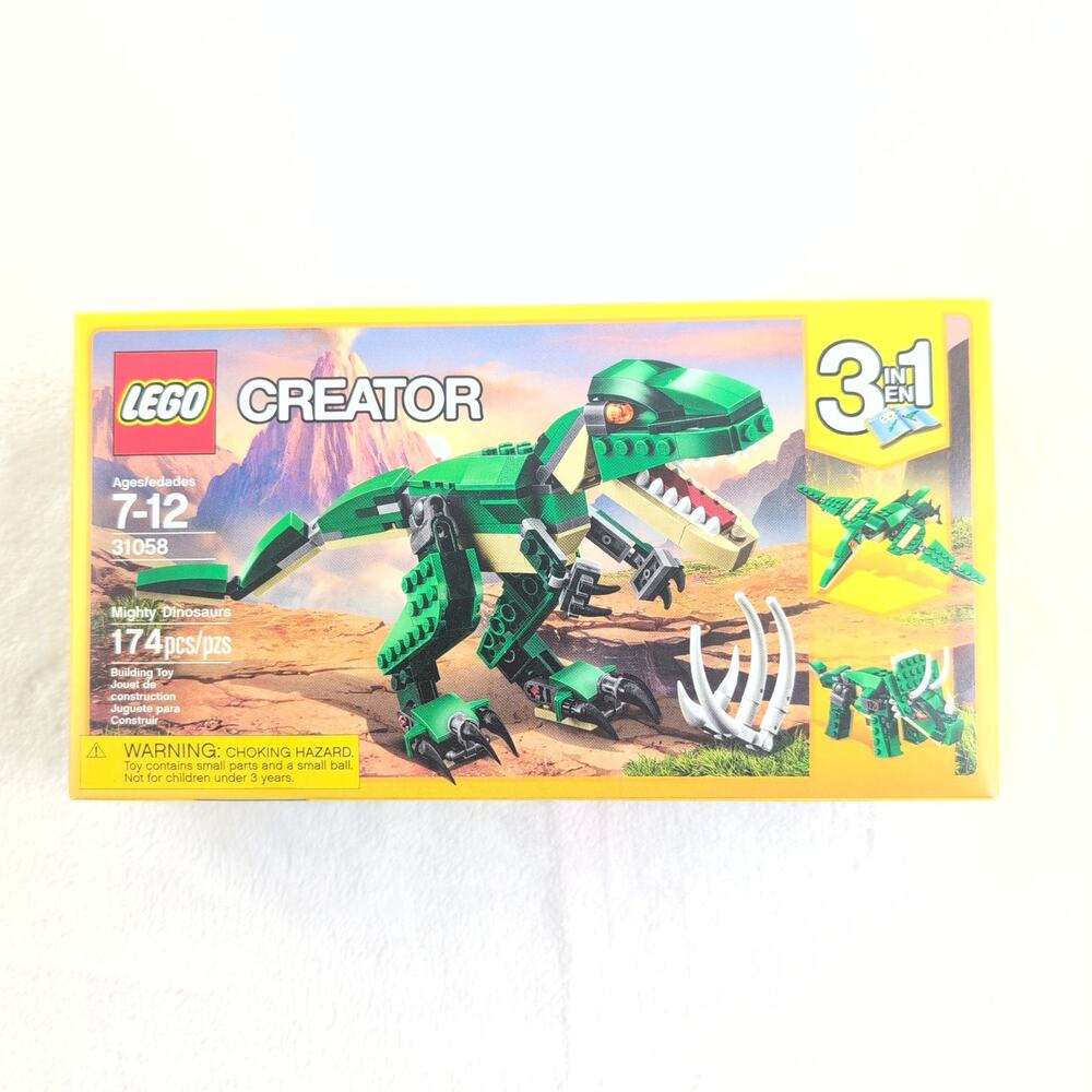 Lego Creator Mighty Dinosaurs New & Sealed In Box 174 Pcs Age 7-12